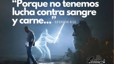 Nuestra lucha no es contra carne ni sangre