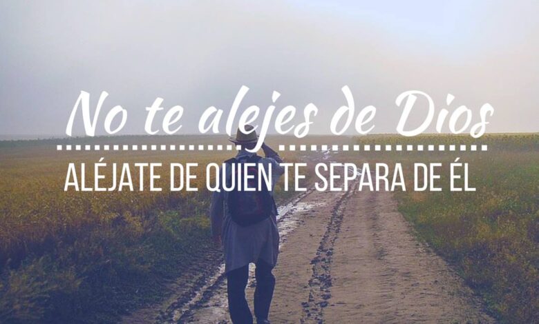 Nunca Le Des la Espalda a Dios